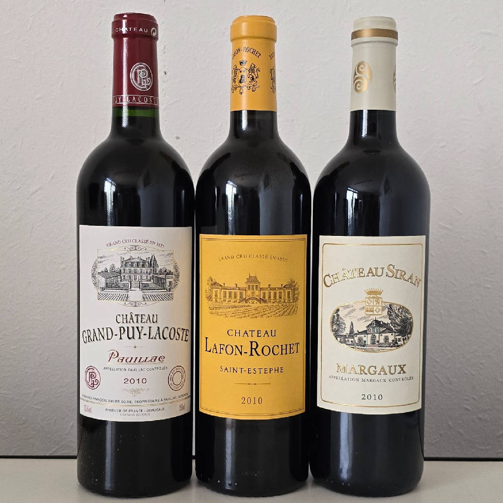 3 x Bordeaux 2010