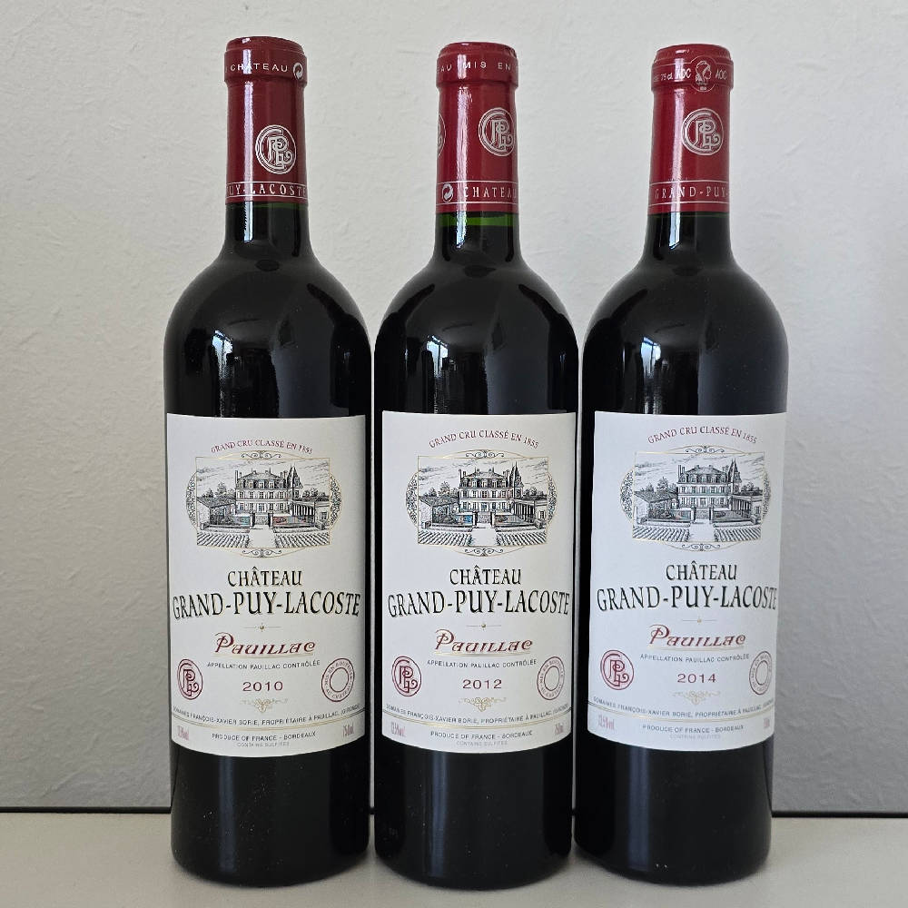 3 x Grand Puy Lacoste 
