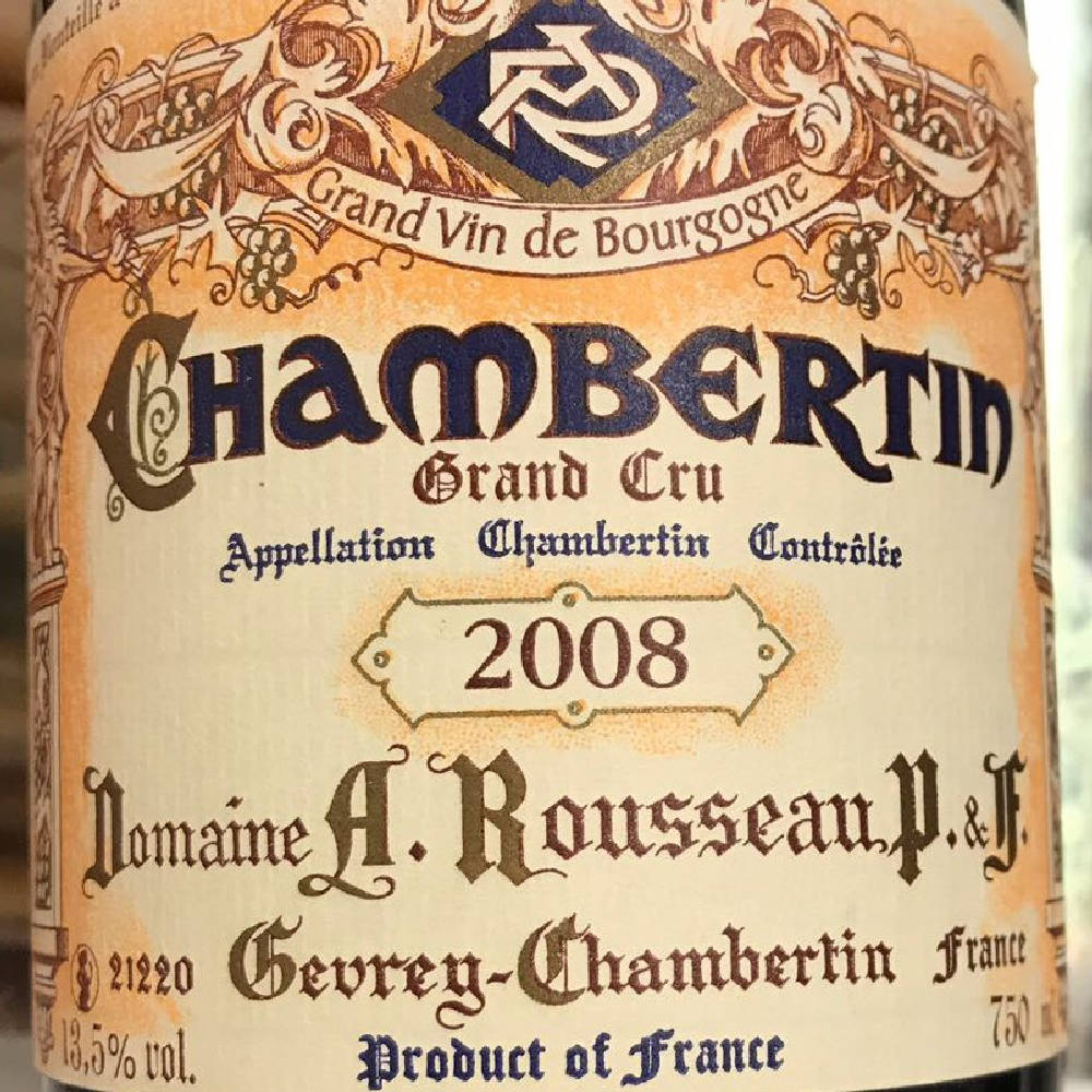 Armand Rousseau Chambertin 2008