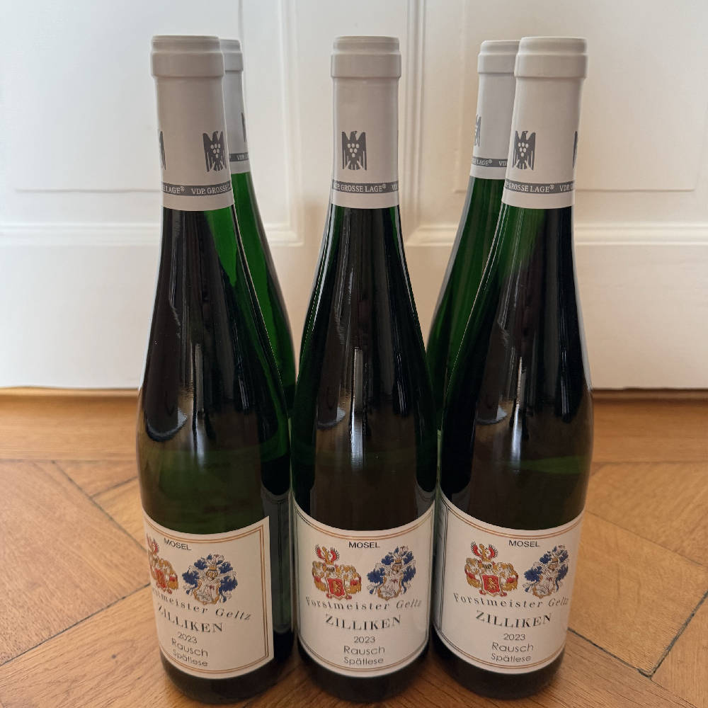 6x Forstmeister Geltz Zilliken: Saarburger Rausch Riesling Spätlese 2023