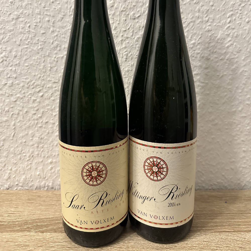 2001er & 2003er van Volxem Riesling ultrarar und tadellos