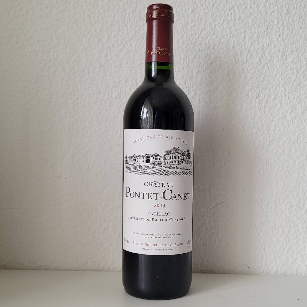 Chateau Pontet Canet 2003