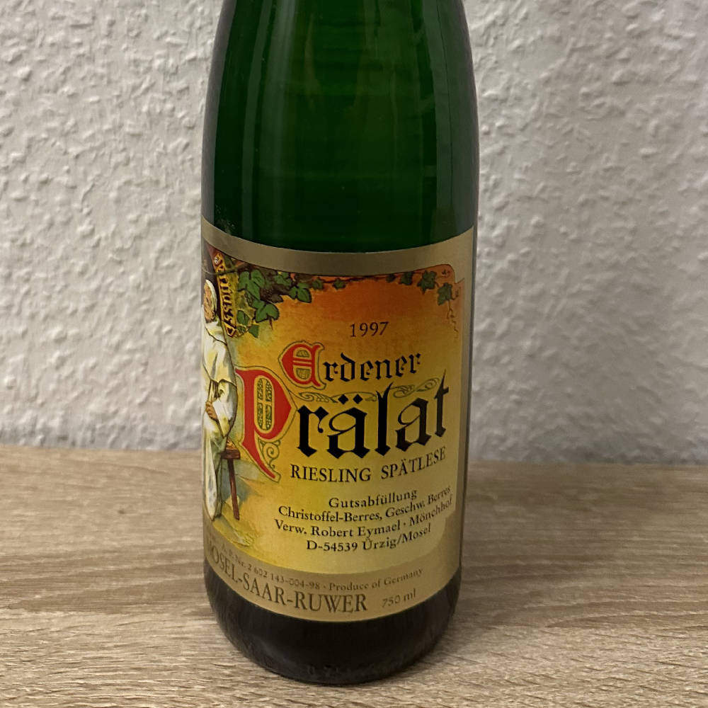 1 x 1997er Erdener Prälat Riesling Spätlese 