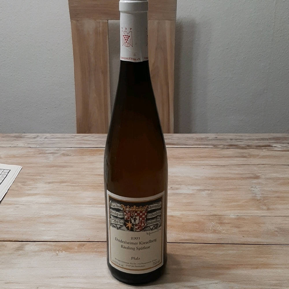 Auktion 2001er Deidesheimer Kieselberg Riesling Spätlese Pfalz 