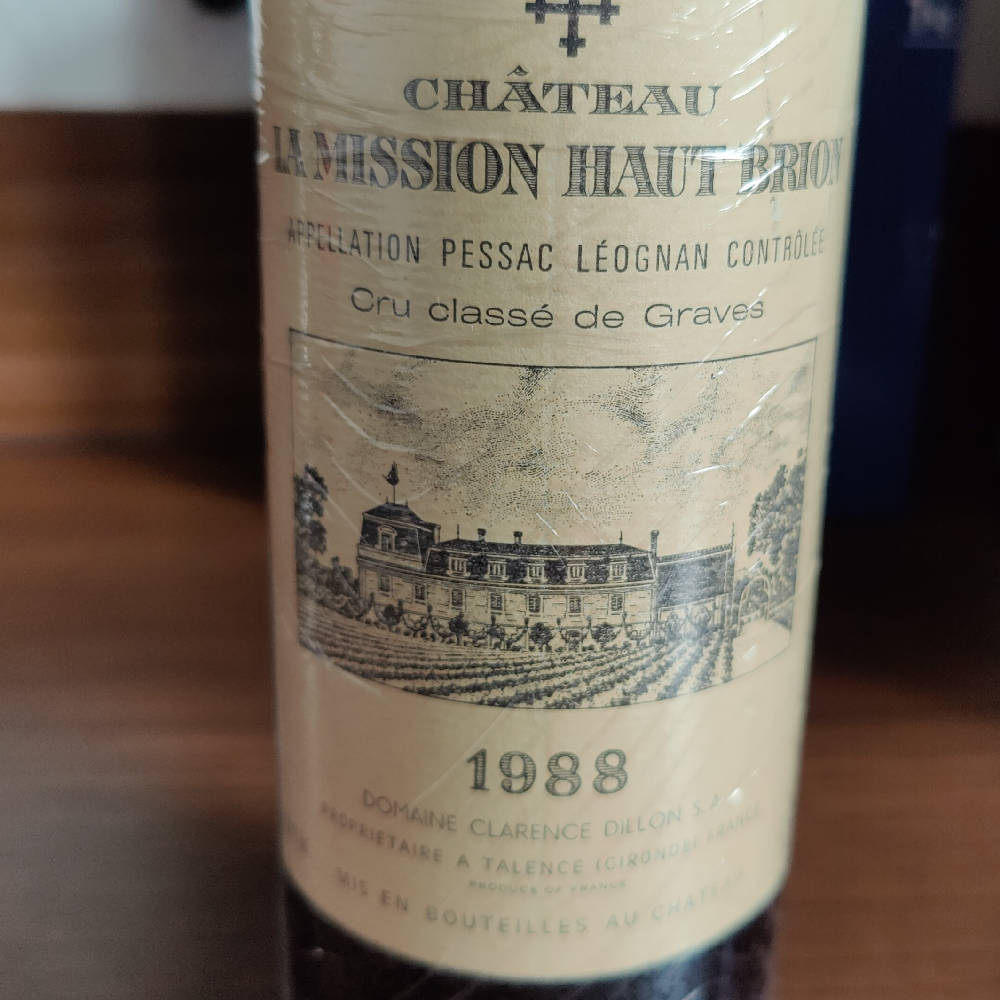 Chateau La Mission Haut Brion 1988 Cru classé