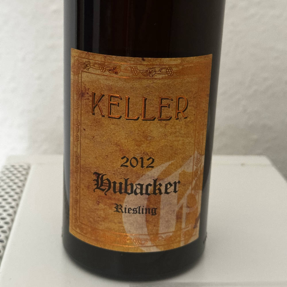 RARITÄT Riesling Dalsheimer Hubacker GG 2012 Weingut Keller 