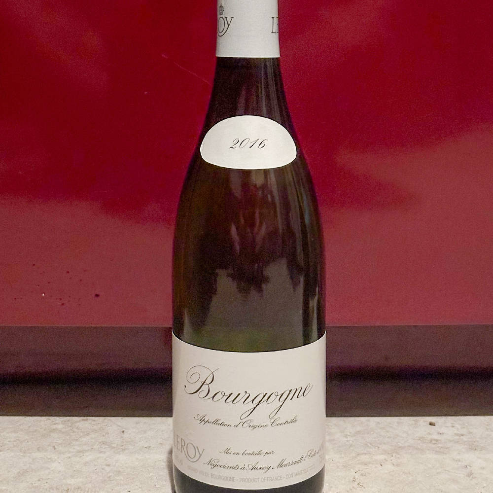 Maison Leroy - Bourgogne 2016