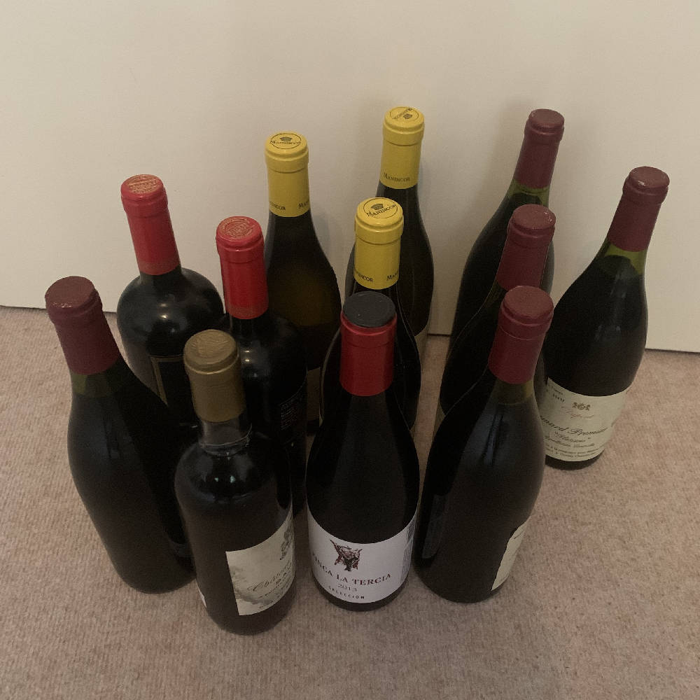 12 x Flaschen wein zu verkaufen 