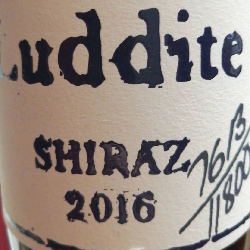 Luddite Wines Shiraz 