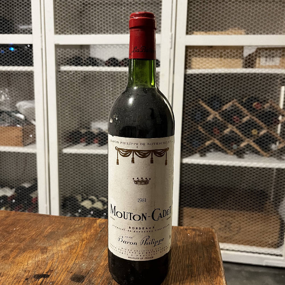 Mouton Cadet Bordeaux Rouge 1981