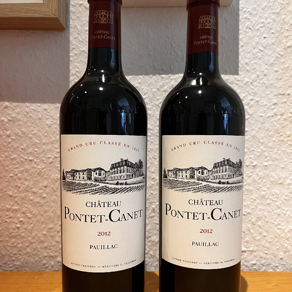 2x Chateau Pontet Canet 2012 