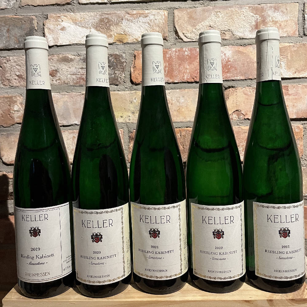 Keller Riesling Kabinett Vertikale 2019-2023