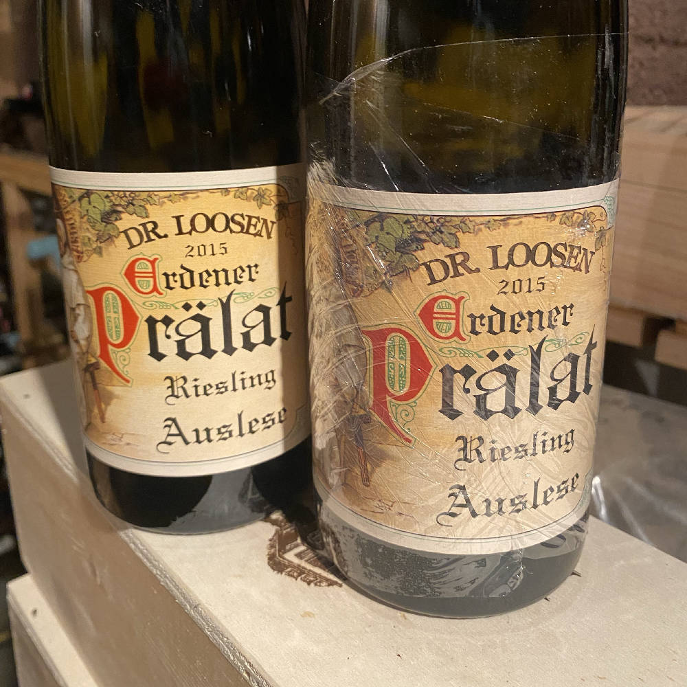 2 x Dr. Loosen Erdener Prälat Riesling Auslese 2015 Goldkapsel 