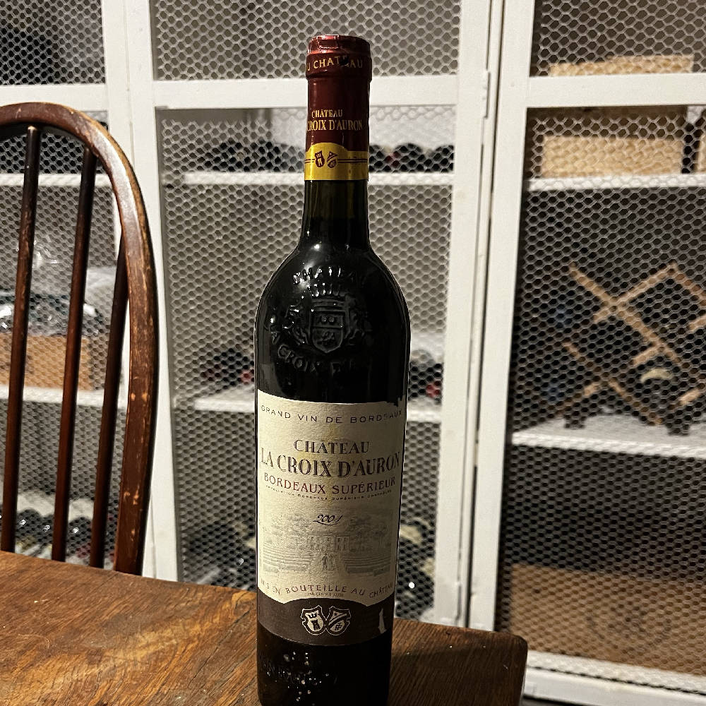 Chateau La Croix d'Auron Bordeaux supérieur 2001 
