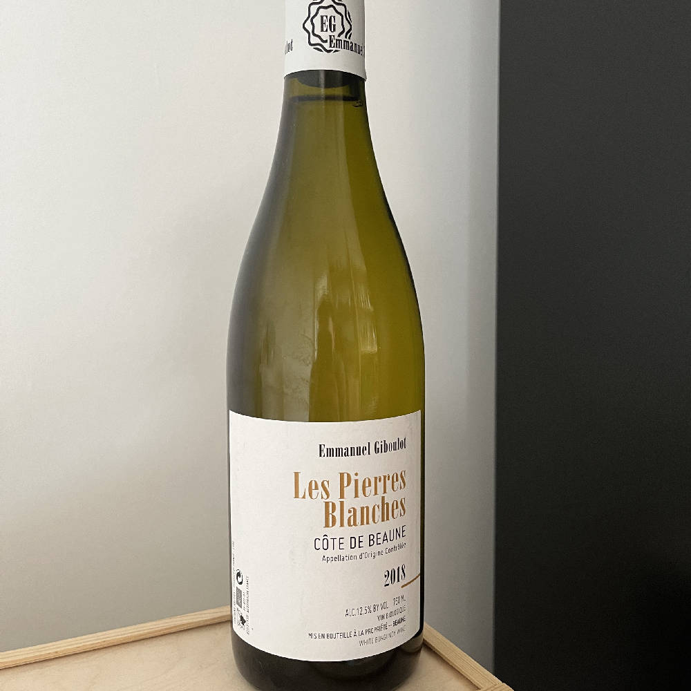 Emmanuel Giboulot - 1x Cote de Beaune Les Pierres Blanches 2018