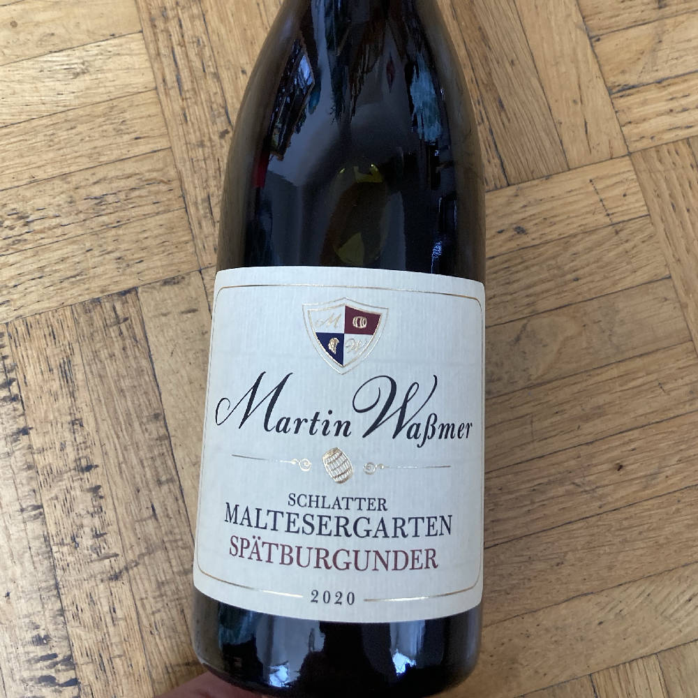 Martin Waßmer Schlatter Maltesergarten Spätburgunder