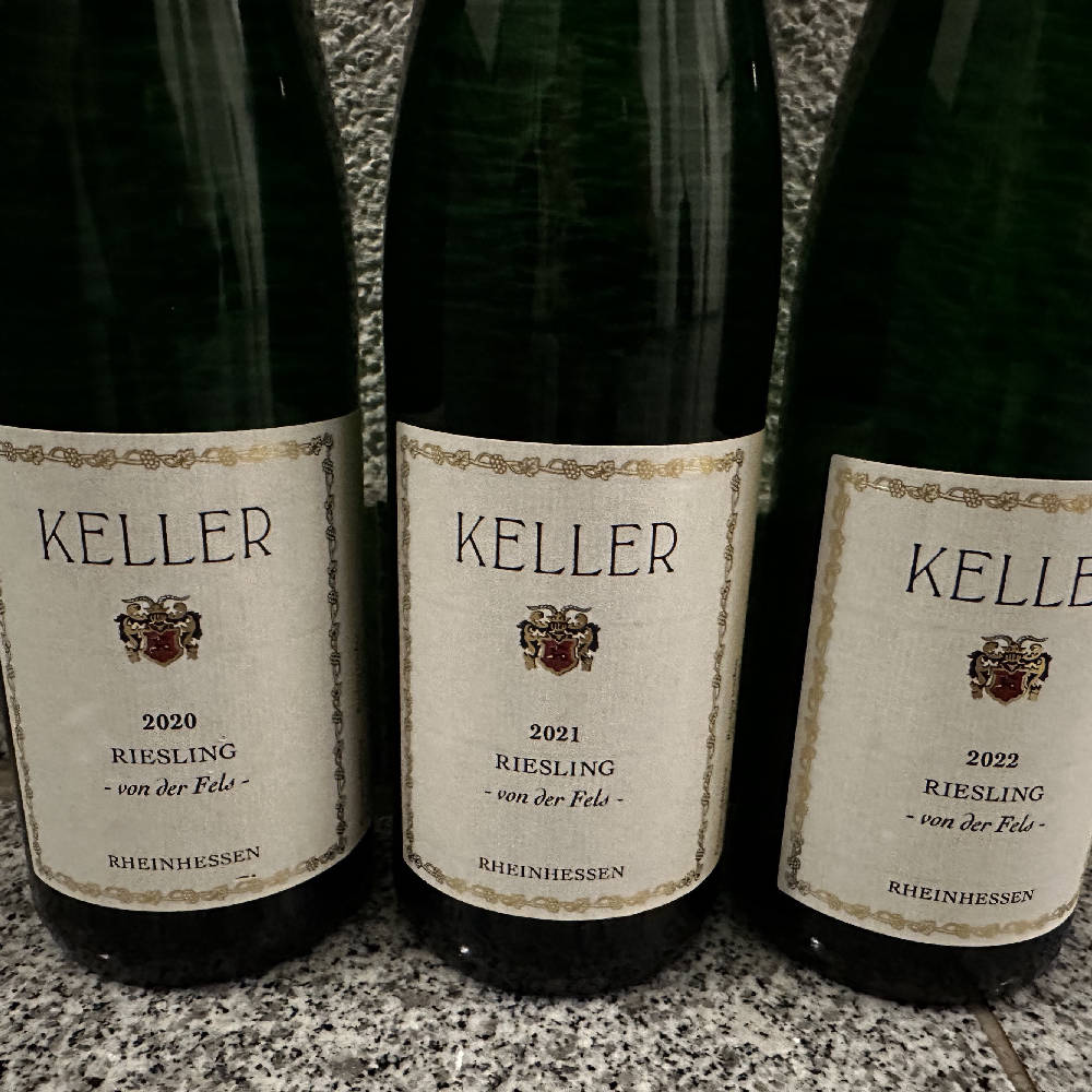 Klaus Peter Keller Trio Riesling von der Fels 2020,2021 und 2022 