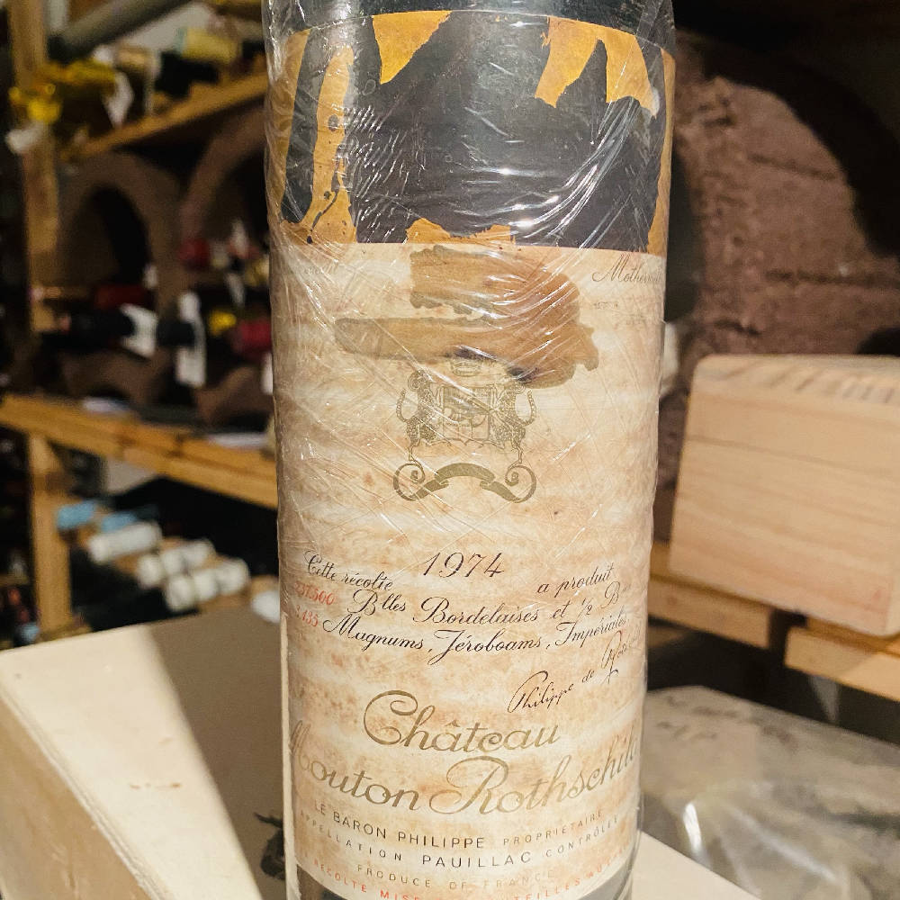 0,75 Château Mouton Rothschild 1974