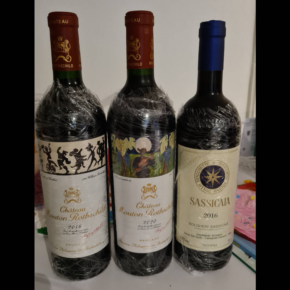 mouton rothschild und sassicaia 