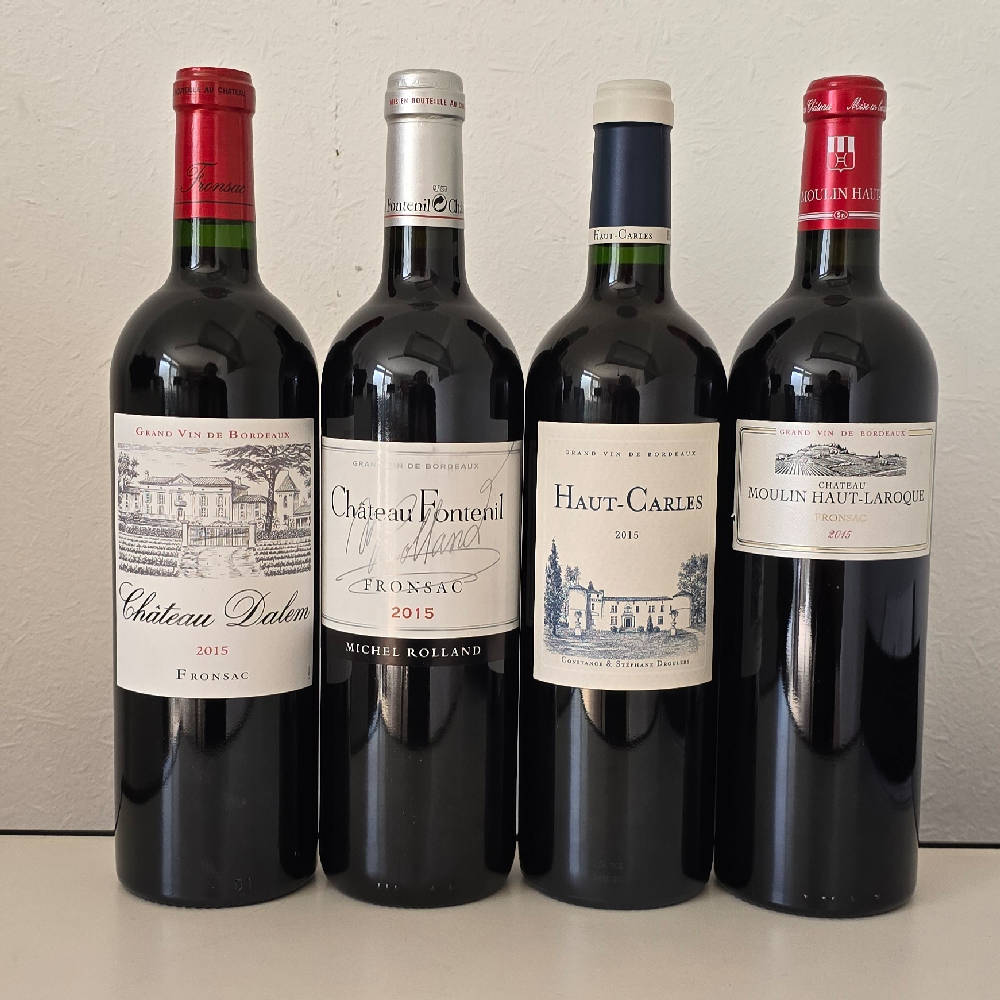 4 x Bordeaux Fronsac 2015