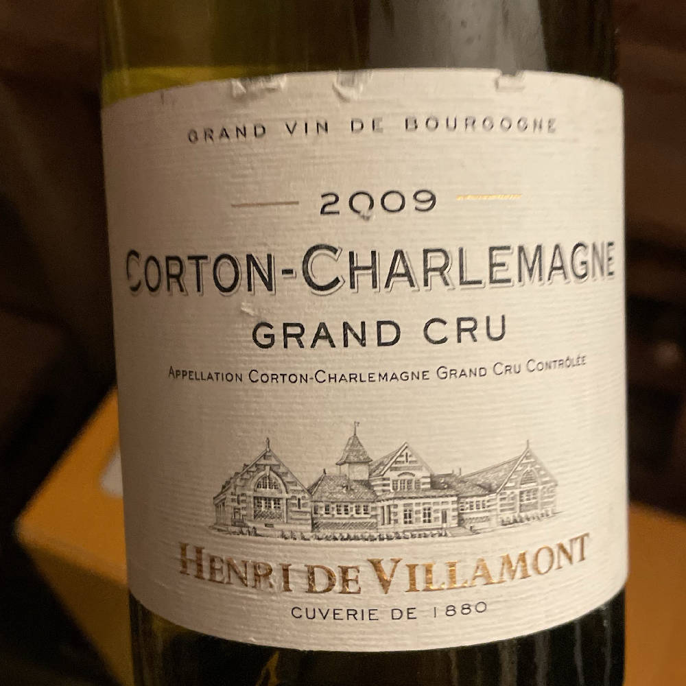 Corton-Charlemagne Grand Cru Henri de Villamont 2009