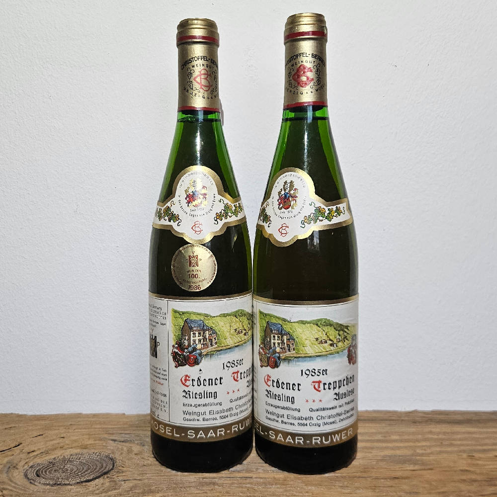 Christoffel-Berges Erdener Treppchen Auslese 1985 VDP Versteigerung