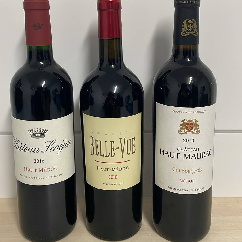 3er Paket Bordeaux Médoc 2010
