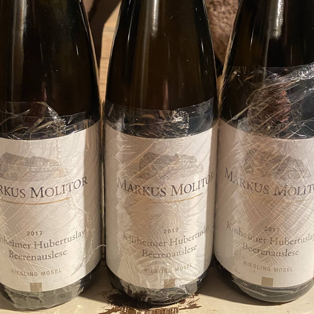 3 x Molitor Kinheimer Hubertuslay Beerenauslese 17  99 RP