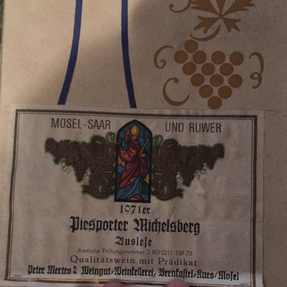 Riesling  Piesporter Michelsberg Auslese gereift