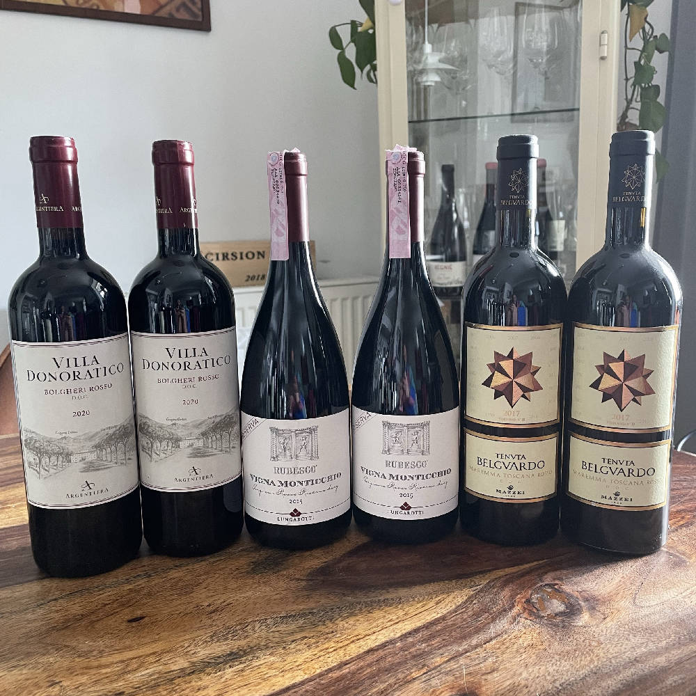 Toskana Paket, Lungarotti, Mazzei, Argentiera