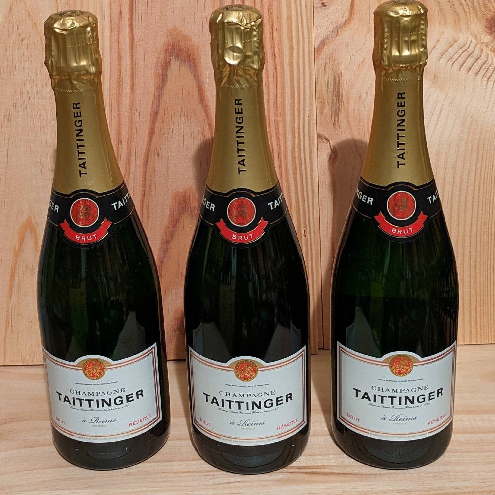 Champagne Taittinger Réserve Brut 3 Flaschen inkl. Versand 