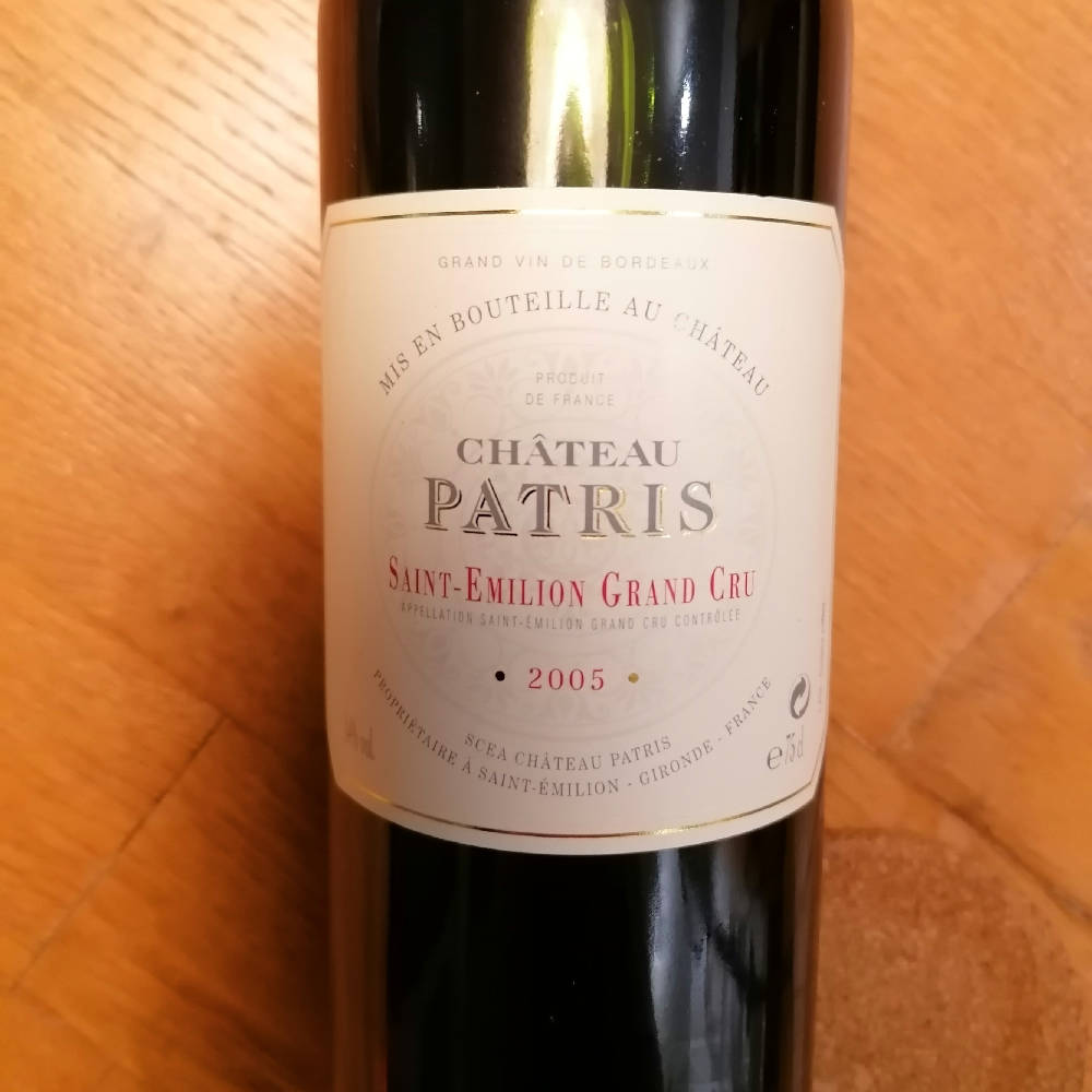 Chateau Patris Saint-Emilion Grand Cru 2005