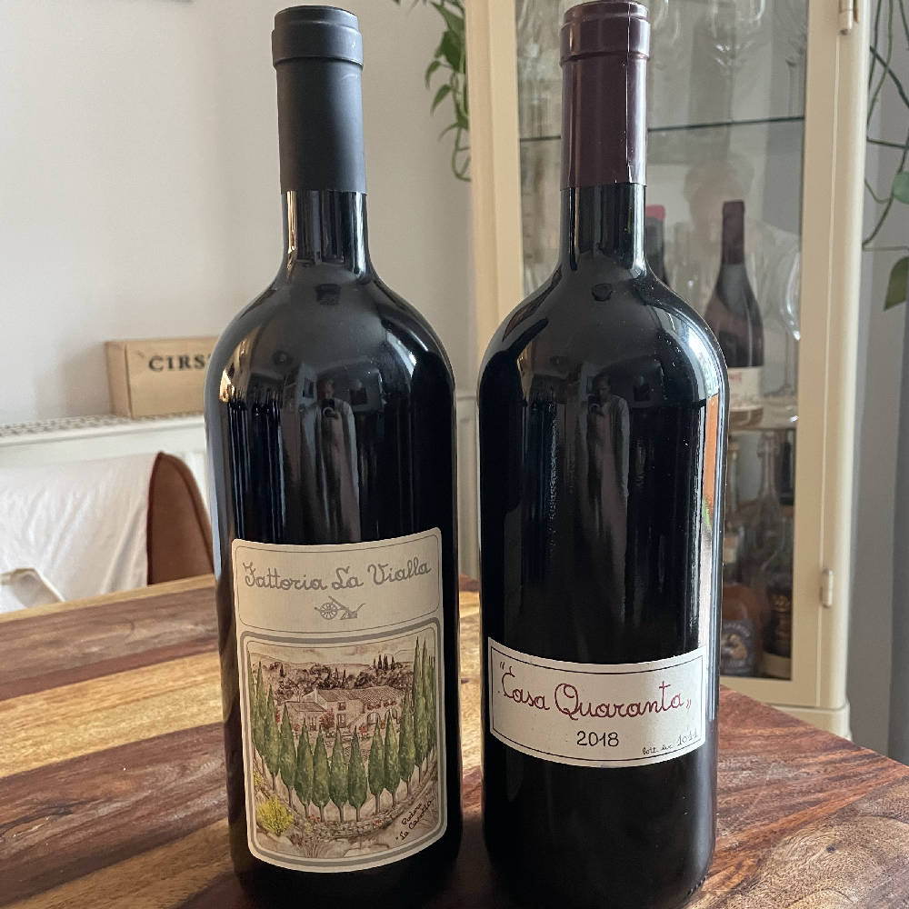 2x Toskana Magnum Fattoria La Vialla