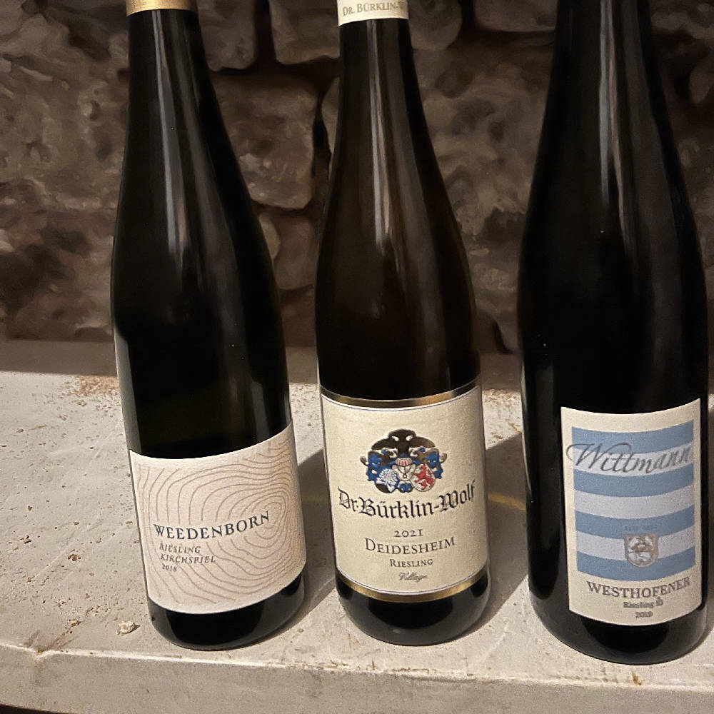 suche Riesling (gerne gereift) von F.K. Groebe und ES bzw. KPK