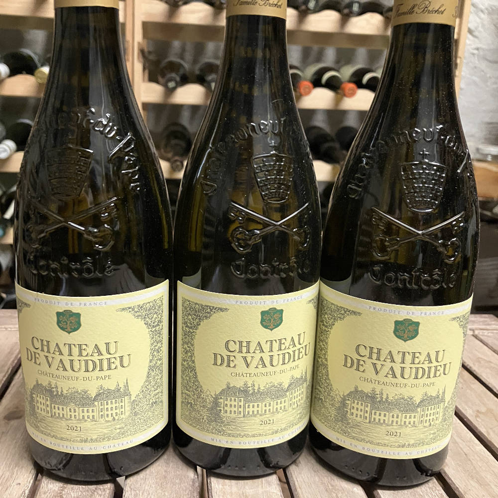 3 Fl Chateau de Vaudieu Chateauneuf blanc 2021