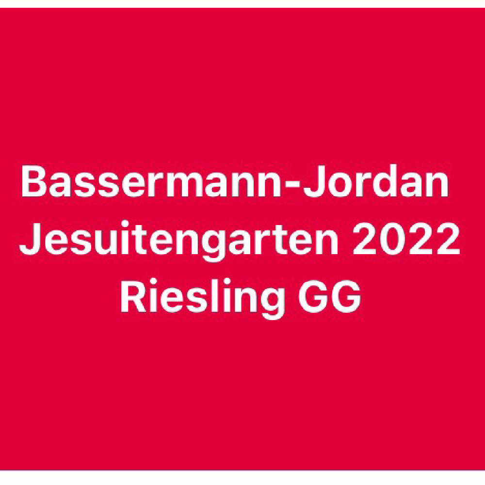 1x 2022 Bassermann-Jordan Jesuitengarten GG