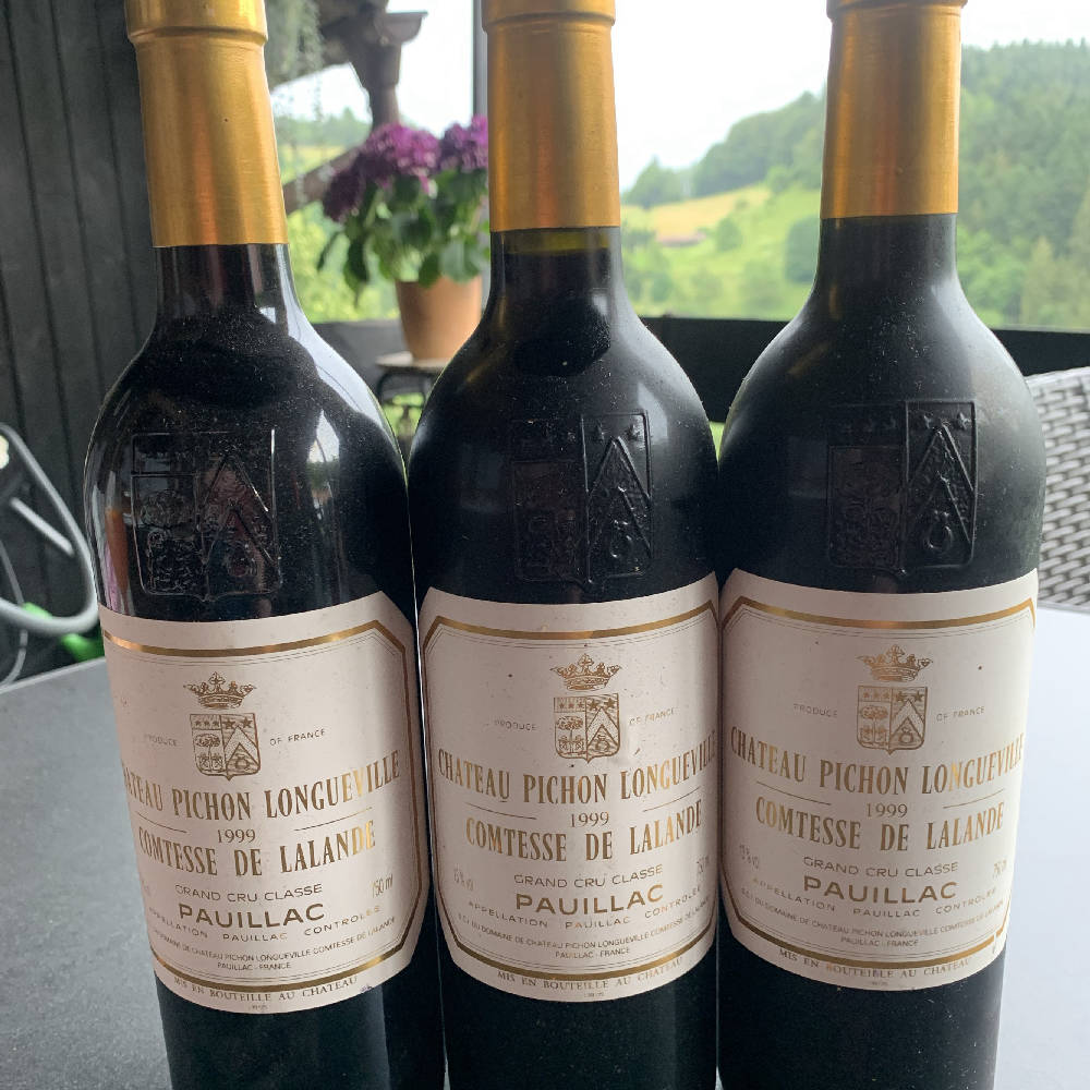 1999 Chateau Pichon Longueville,  Comtesse de Lalande, Grand Cru Classe 