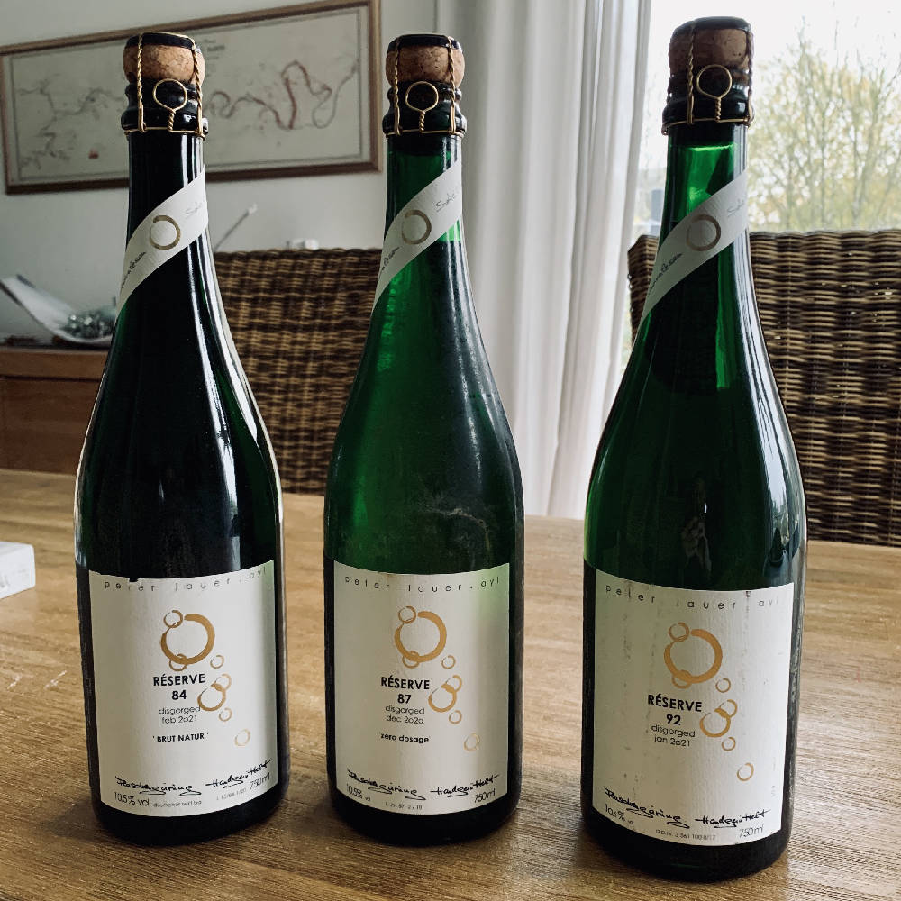 Peter Lauer Trio Reserve Sekt 84, 87 und 92 inklusive Versand in DE