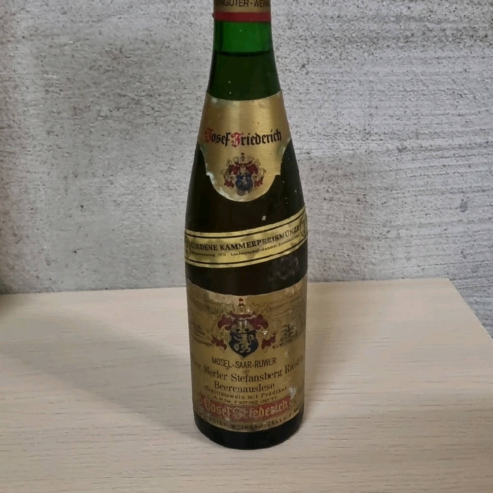 1976 Merler Stefansberg Riesling Beerenauslese,  Josef Friederich/Mosel 0,75l