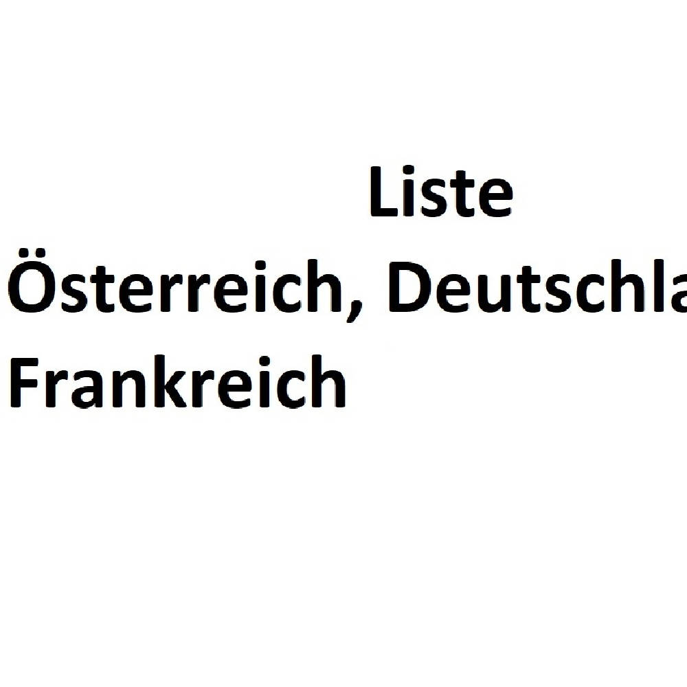 Liste, Wachau, De, Fra, Italien