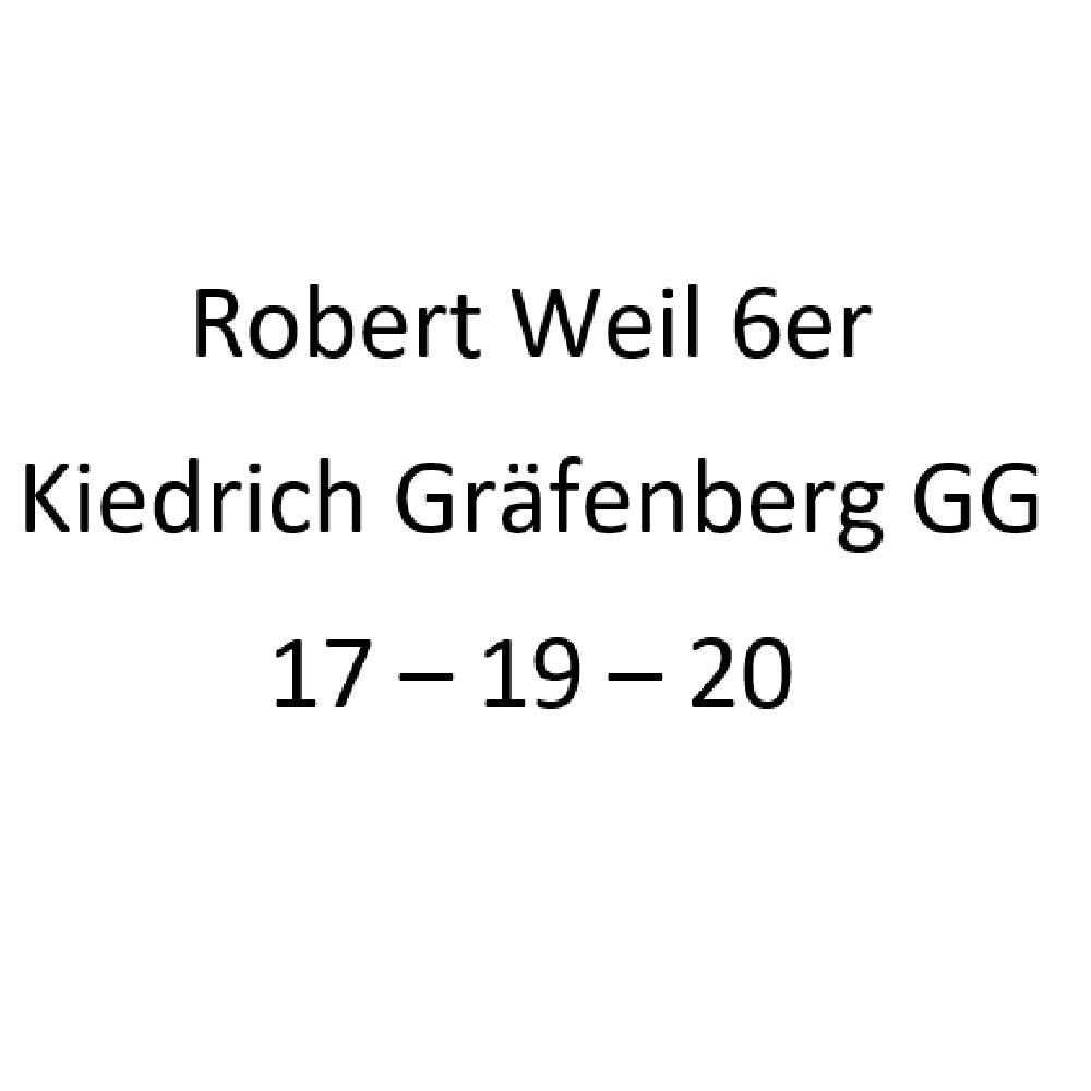 Robert Weil 6er - K. Gräfenberg GG