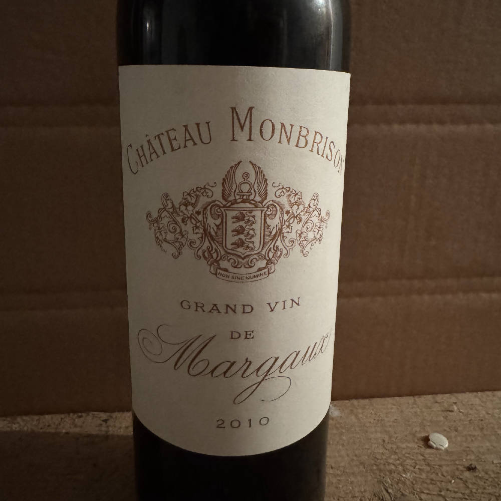 2010 CHÂTEAU MONBRISON  MARGAUX