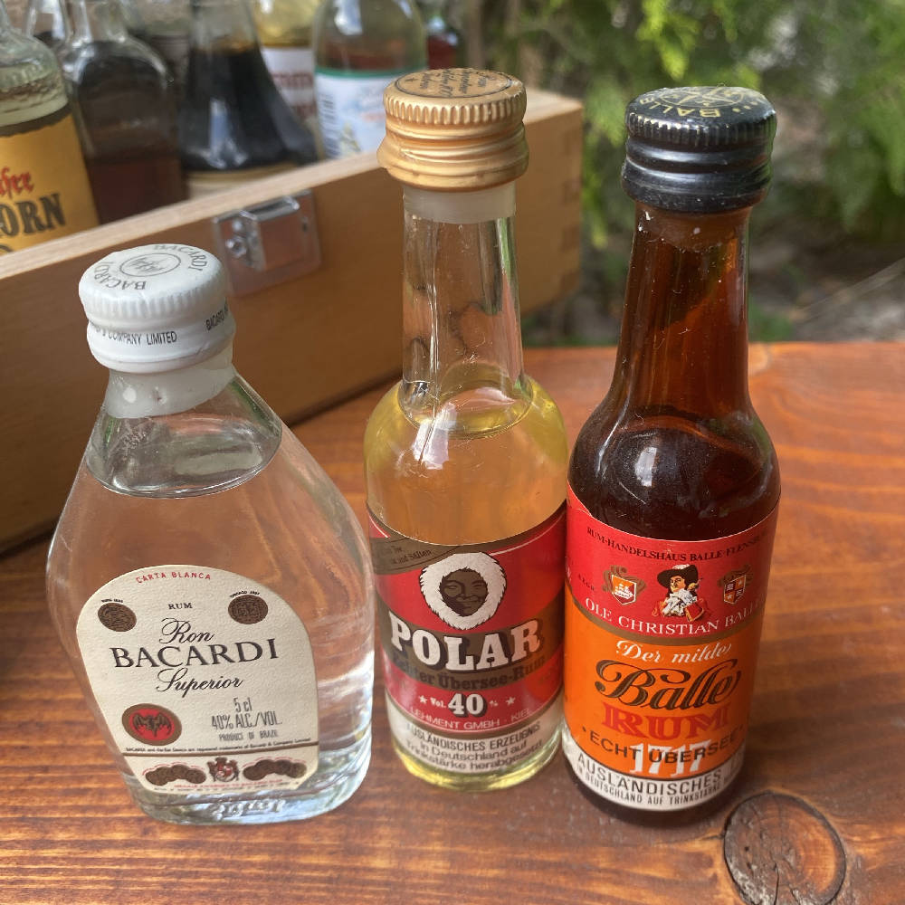 RUM MINIATUREN SET 70er Jahre 