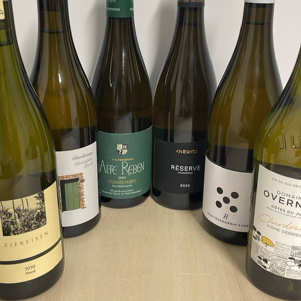 6er Paket Chardonnay Huber, Knewitz et al.