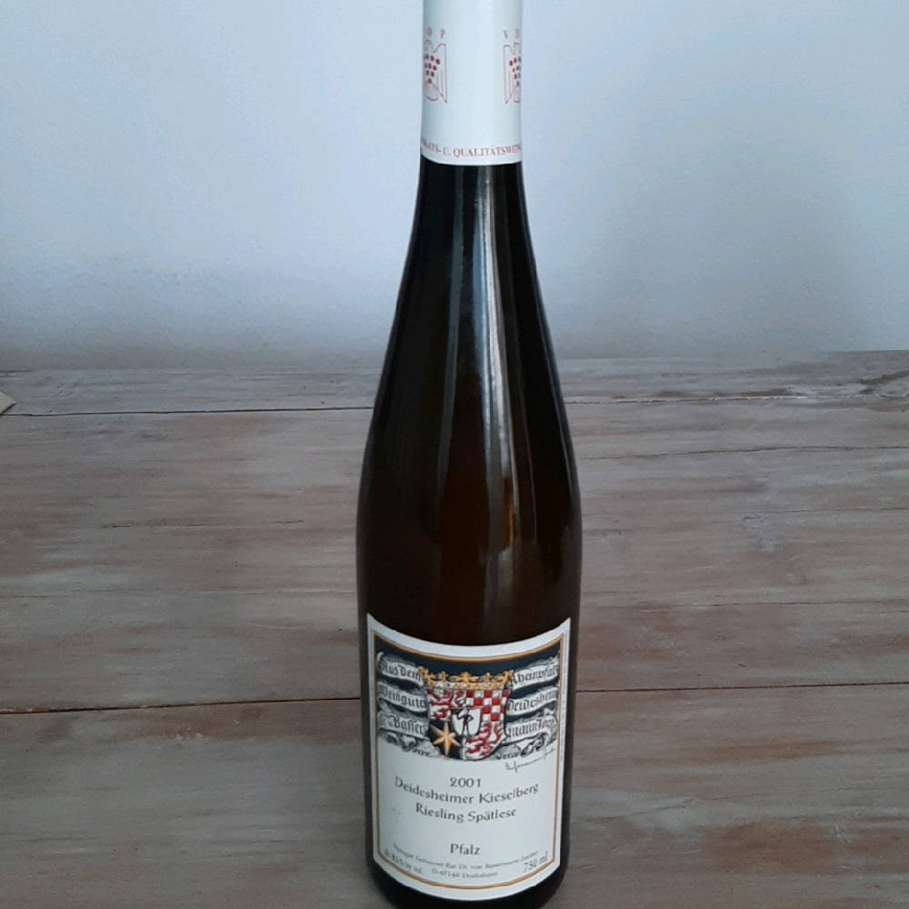 Auktion 2001er Deidesheimer Kieselberg Riesling Spätlese Pfalz 