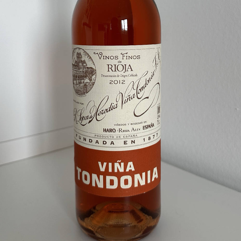 Vina Tondonia Rosado Rose Gran Reserva 2012