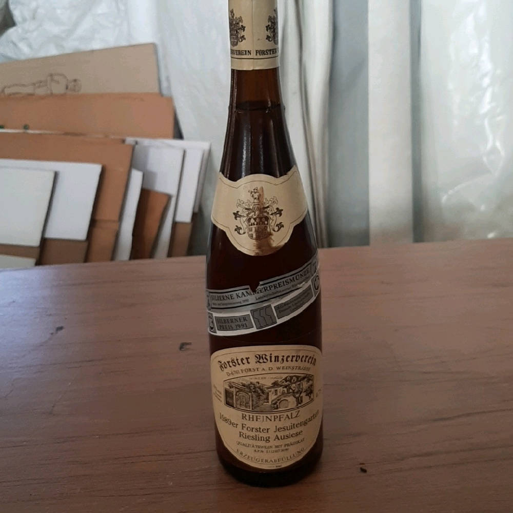 Auktion 1989er Forster Jesuitengarten Riesling Auslese Forster Winzerverein