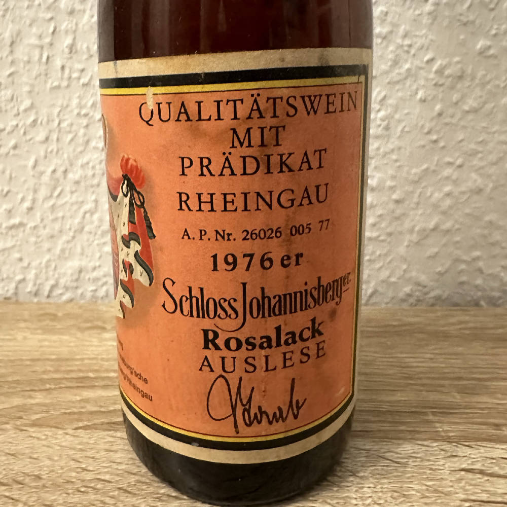 1976er Rosalack Auslese Schloss Johannisberg MEGARAR