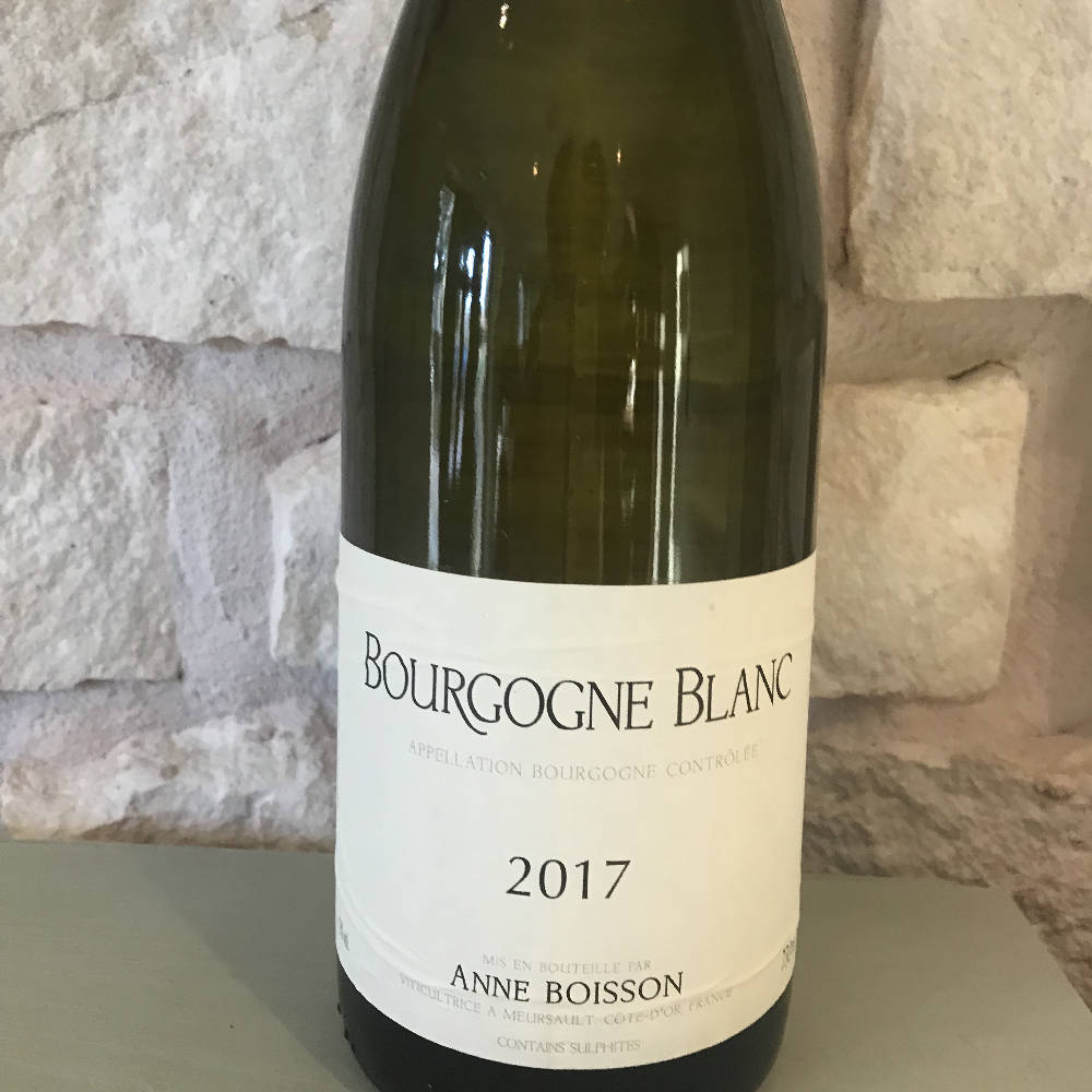 Anne Boisson, Bourgogne blanc 2017-cépage Chardonnay 