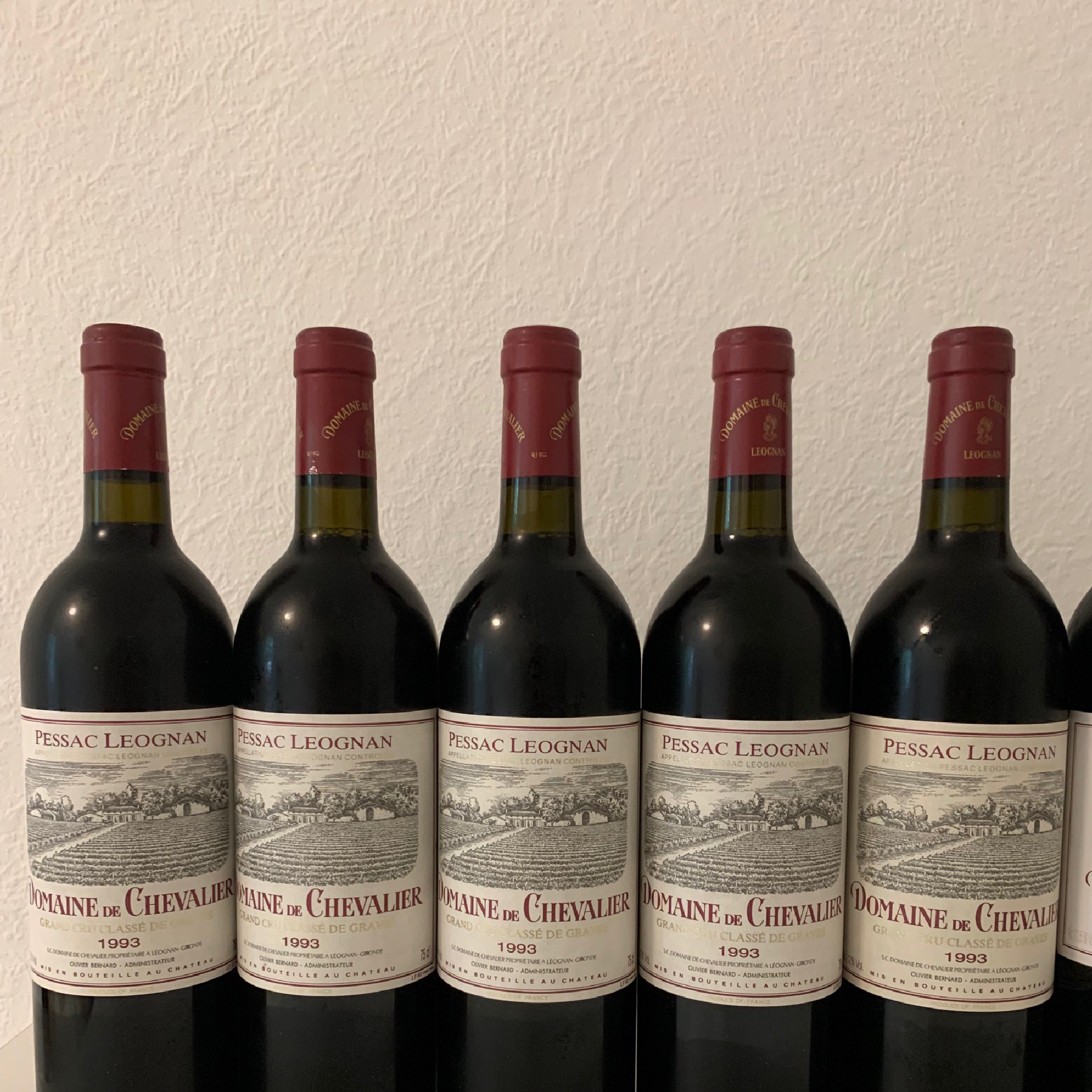 9 x domaine de chevalier paket 93 und 97 jahrgang 